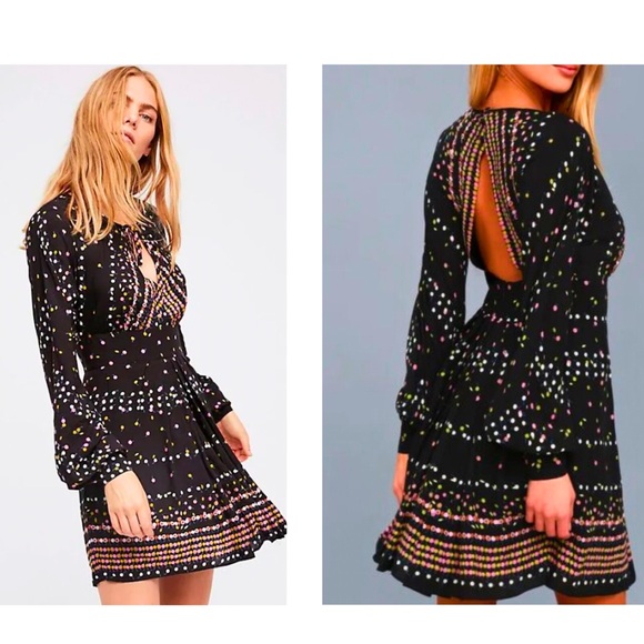 Free People Dresses & Skirts - FREE PEOPLE Coryn Mini Black Combo